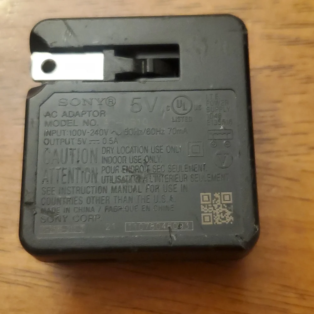 Sony Wall Charger Handycam Battery Charger USB